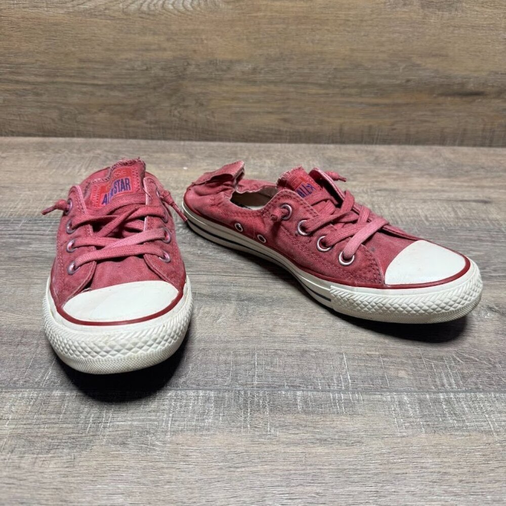 Converse Shoreline Maroon Slip On Sneakers Women's Size 7.5 - Picture 6 of 7